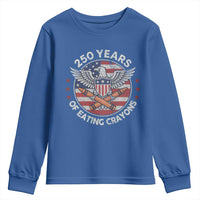 Marine Veteran 250 Years Of Eating Crayons Youth Sweatshirt American Flag - Wonder Print Shop