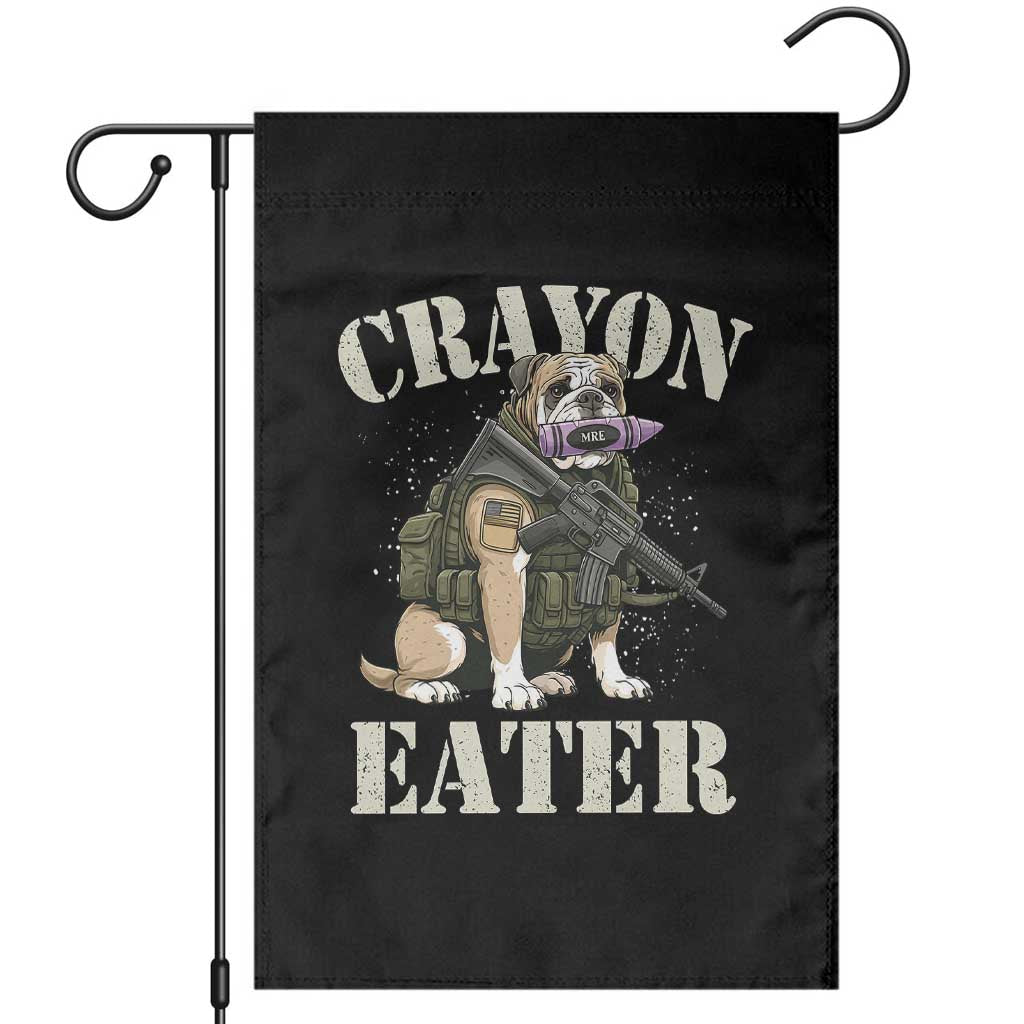 Funny Crayon Eater Garden Flag Military Corps Proud Marine Soldier - Wonder Print Shop