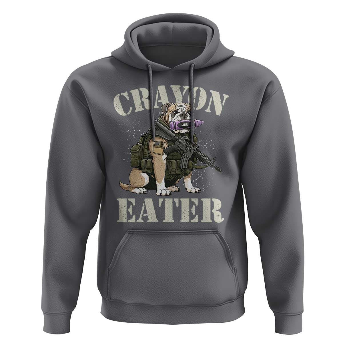 Funny Crayon Eater Hoodie Military Corps Proud Marine Soldier - Wonder Print Shop