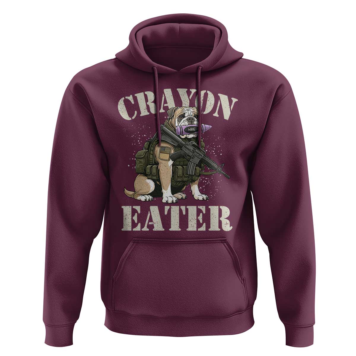 Funny Crayon Eater Hoodie Military Corps Proud Marine Soldier - Wonder Print Shop