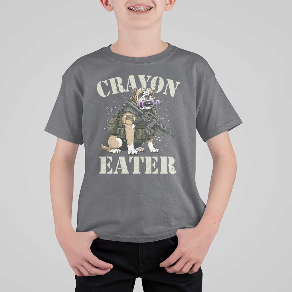 Funny Crayon Eater T Shirt For Kid Military Corps Proud Marine Soldier - Wonder Print Shop
