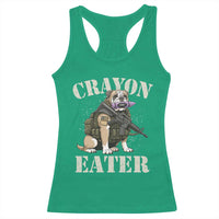 Funny Crayon Eater Racerback Tank Top Military Corps Proud Marine Soldier - Wonder Print Shop