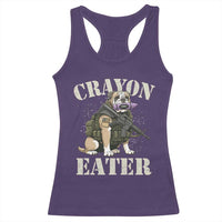 Funny Crayon Eater Racerback Tank Top Military Corps Proud Marine Soldier - Wonder Print Shop