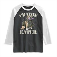 Funny Crayon Eater Raglan Shirt Military Corps Proud Marine Soldier - Wonder Print Shop