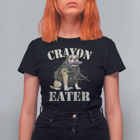 Funny Crayon Eater T Shirt For Women Military Corps Proud Marine Soldier - Wonder Print Shop