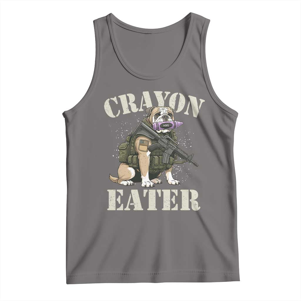 Funny Crayon Eater Tank Top Military Corps Proud Marine Soldier - Wonder Print Shop