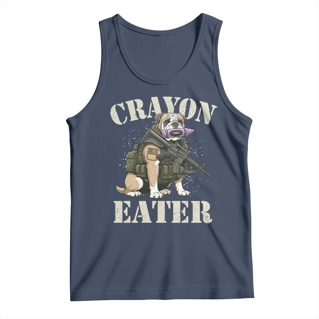 Funny Crayon Eater Tank Top Military Corps Proud Marine Soldier - Wonder Print Shop