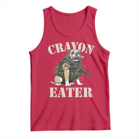 Funny Crayon Eater Tank Top Military Corps Proud Marine Soldier - Wonder Print Shop