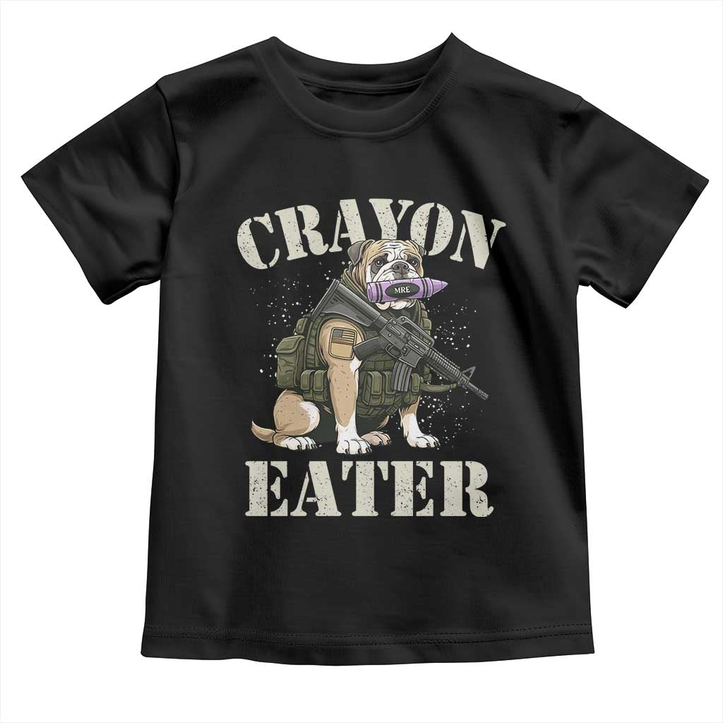 Funny Crayon Eater Toddler T Shirt Military Corps Proud Marine Soldier - Wonder Print Shop
