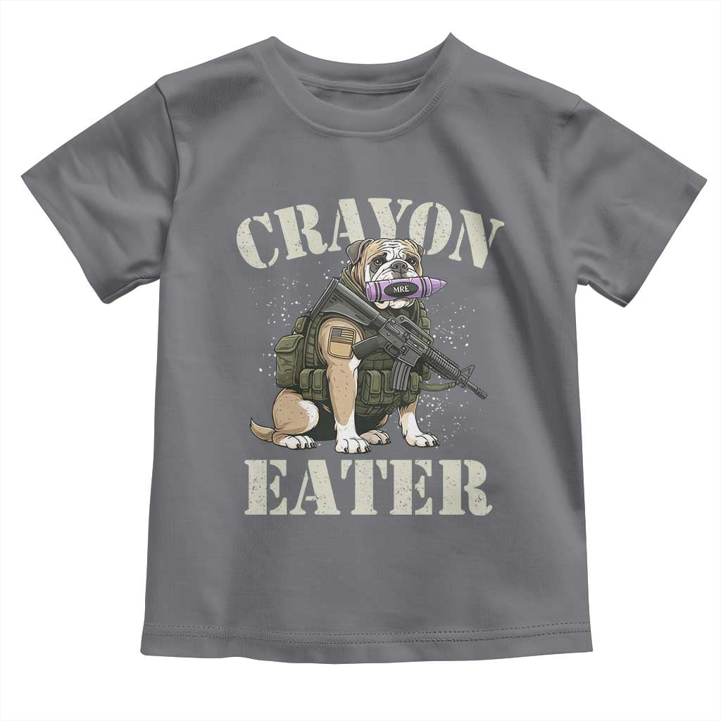 Funny Crayon Eater Toddler T Shirt Military Corps Proud Marine Soldier - Wonder Print Shop