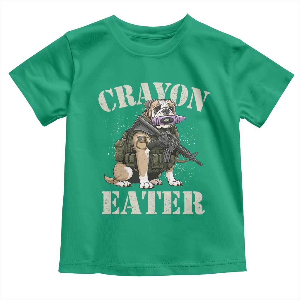Funny Crayon Eater Toddler T Shirt Military Corps Proud Marine Soldier - Wonder Print Shop