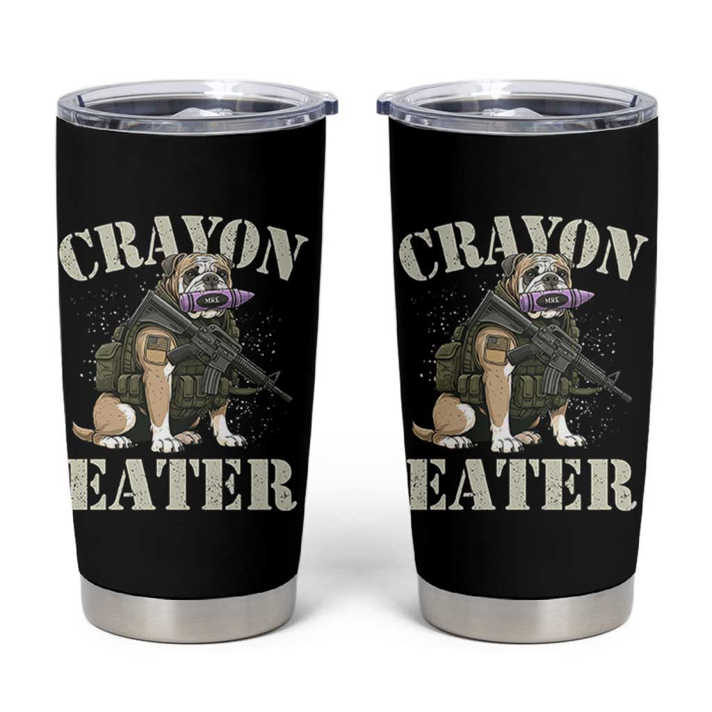 Funny Crayon Eater Tumbler Cup Military Corps Proud Marine Soldier - Wonder Print Shop