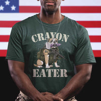 Funny Crayon Eater T Shirt Military Corps Proud Marine Soldier - Wonder Print Shop