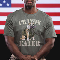Funny Crayon Eater T Shirt Military Corps Proud Marine Soldier - Wonder Print Shop