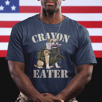 Funny Crayon Eater T Shirt Military Corps Proud Marine Soldier - Wonder Print Shop