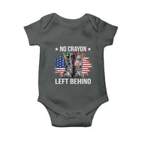 No Crayon Left Behind Baby Onesie Corps Squad Military Our Marine Troop Combat Boots - Wonder Print Shop