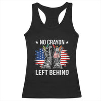 No Crayon Left Behind Racerback Tank Top Corps Squad Military Our Marine Troop Combat Boots - Wonder Print Shop