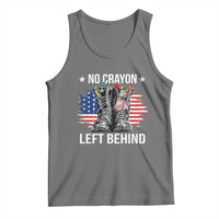 No Crayon Left Behind Tank Top Corps Squad Military Our Marine Troop Combat Boots - Wonder Print Shop