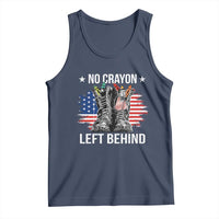 No Crayon Left Behind Tank Top Corps Squad Military Our Marine Troop Combat Boots - Wonder Print Shop