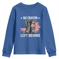 No Crayon Left Behind Youth Sweatshirt Corps Squad Military Our Marine Troop Combat Boots - Wonder Print Shop