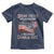 Speak Truth Defend Freedom A True Patriot Charlie Kirk Toddler T Shirt Vintage American Flag - Wonder Print Shop