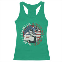 I Am Not The Veterans Wife I Am The Veteran Racerback Tank Top Female Veteran - Wonder Print Shop