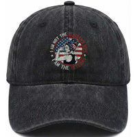 I Am Not The Veterans Wife I Am The Veteran Washed Cotton Baseball Cap Female Veteran