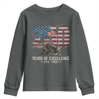 250 Years Of Excellence Youth Sweatshirt 250th US Military Birthday Iwo Jima - Wonder Print Shop