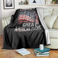 Charlie Kirk Throw Blanket Great American Patriot American Flag - Wonder Print Shop