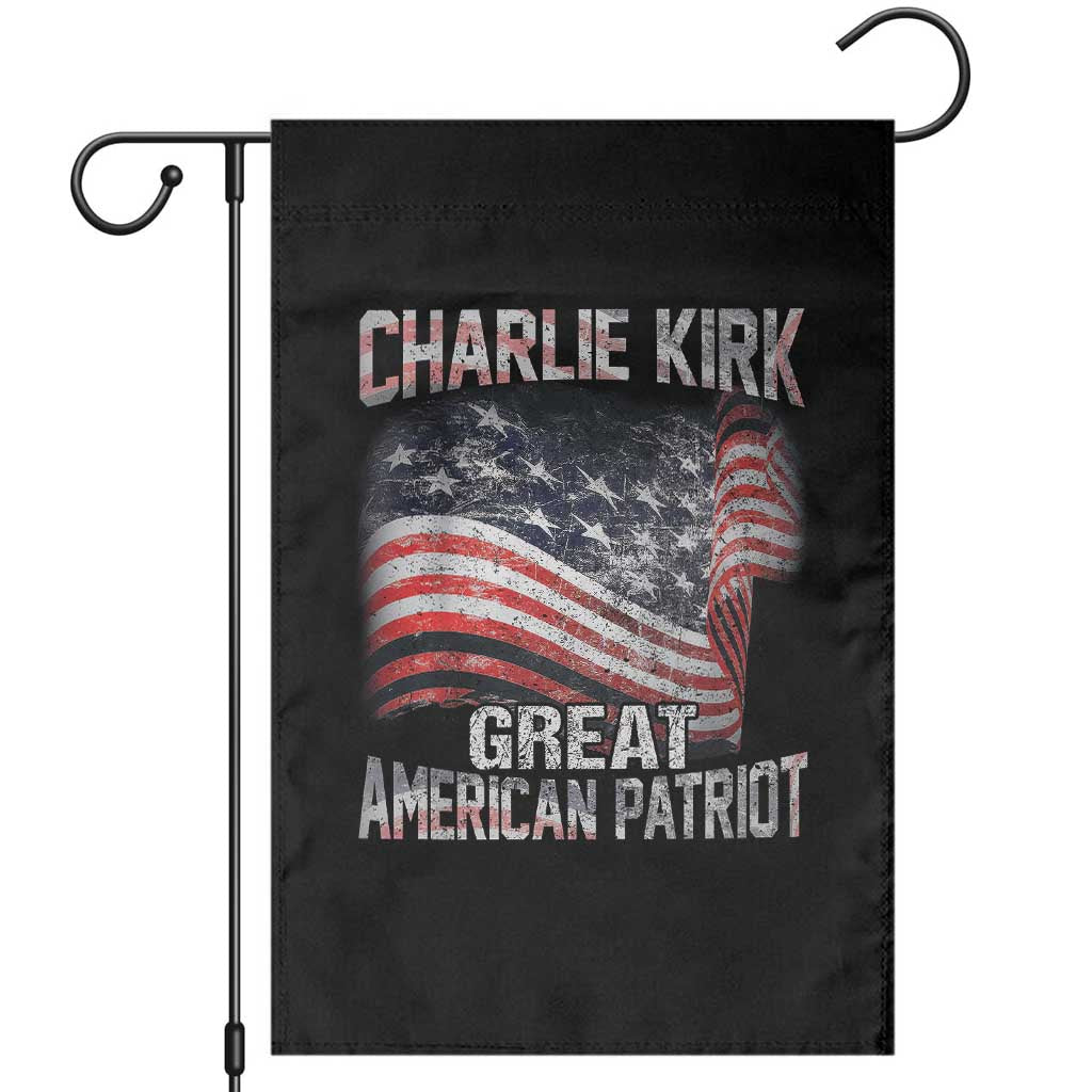 Charlie Kirk Garden Flag Great American Patriot American Flag - Wonder Print Shop