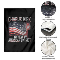 Charlie Kirk Garden Flag Great American Patriot American Flag - Wonder Print Shop