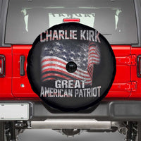 Charlie Kirk Spare Tire Cover Great American Patriot American Flag - Wonder Print Shop