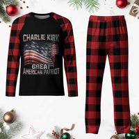 Charlie Kirk Plaid Pajama Set Great American Patriot American Flag - Wonder Print Shop