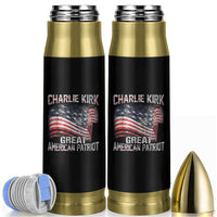 Charlie Kirk Bullet Tumbler Great American Patriot American Flag - Wonder Print Shop