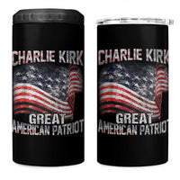 Charlie Kirk 4 in 1 Can Cooler Tumbler Great American Patriot American Flag - Wonder Print Shop