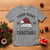 Personalized Christmas Family T Shirt Custom Name Family Christmas 2024 Santa Hat - Wonder Print Shop
