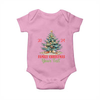 Personalized Christmas Family In Hawaii Baby Onesie Custom Name Family Christmas 2024 Sea Christmas Tree
