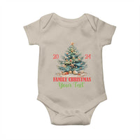 Personalized Christmas Family In Hawaii Baby Onesie Custom Name Family Christmas 2024 Sea Christmas Tree