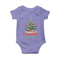 Personalized Christmas Family In Hawaii Baby Onesie Custom Name Family Christmas 2024 Sea Christmas Tree