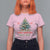 Personalized Christmas Family In Hawaii T Shirt For Women Custom Name Family Christmas 2024 Sea Christmas Tree - Wonder Print Shop