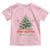 Personalized Christmas Family In Hawaii Toddler T Shirt Custom Name Family Christmas 2024 Sea Christmas Tree