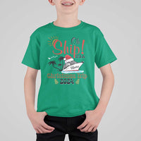 Personalized Christmas Trip T Shirt For Kid Custom Name Oh Ship It's A Christmas Trip 2024 Ship - Wonder Print Shop