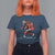 Funny Christmas Santa Bigfoot T Shirt For Women Xmas Sasquatch - Wonder Print Shop