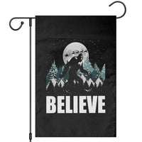 Funny Christmas Bigfoot Garden Flag Believe Santa Sasquatch Snow - Wonder Print Shop