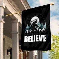 Funny Christmas Bigfoot Garden Flag Believe Santa Sasquatch Snow - Wonder Print Shop