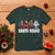 Funny Christmas Bigfoot T Shirt Santa Squad Sasquatch Cosplay Elf Santa Snowman - Wonder Print Shop