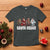 Funny Christmas Bigfoot T Shirt Santa Squad Sasquatch Cosplay Elf Santa Snowman - Wonder Print Shop