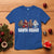 Funny Christmas Bigfoot T Shirt Santa Squad Sasquatch Cosplay Elf Santa Snowman - Wonder Print Shop