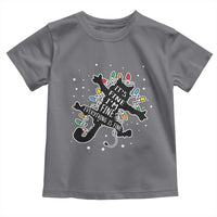 Funny Christmas It's Fine I'm Fine Everything Is Fine Toddler T Shirt Black Cat