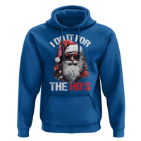 Funny Christmas I Do It For The Ho's Hoodie Cool Santa Face